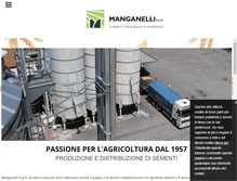 Tablet Screenshot of manganelliprodottiperagricoltura.com